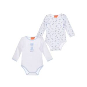 LOT DE 2 BODIES BÉBÉ PAT PATROUILLE - 100% COTON